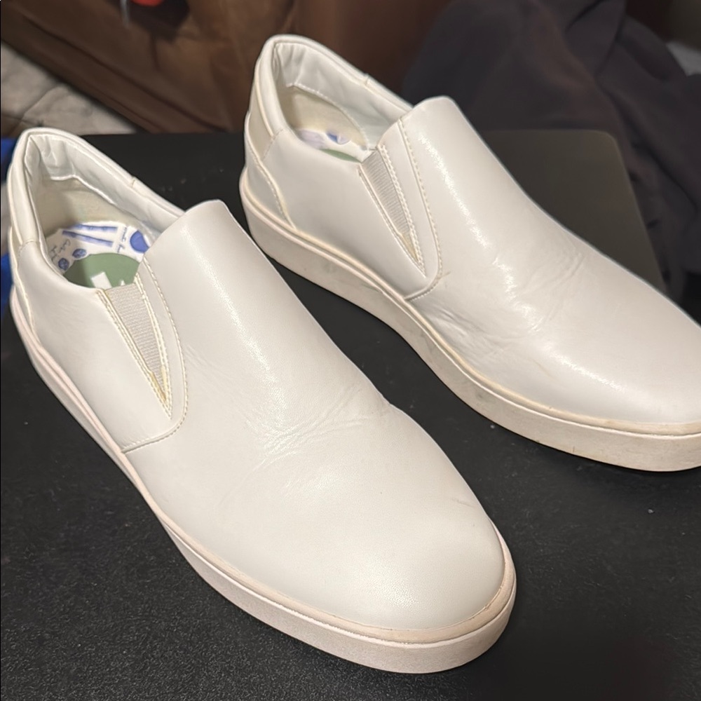 Thousand Fell Men's White Slip-On Shoes